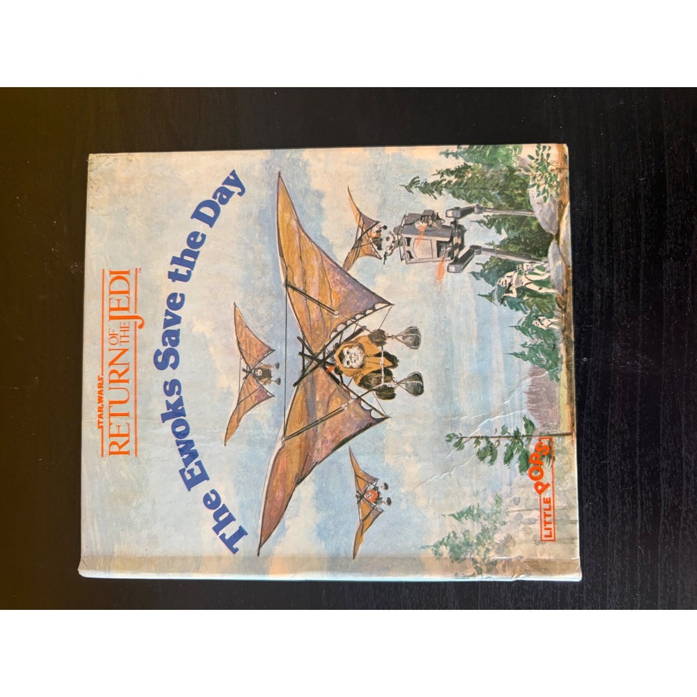 1983 Star Wars Return of the Jedi The Ewoks Save the Day Pop-Up Book Vintage